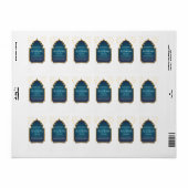 Cut Eid Mubarak Etiket (Full Sheet)