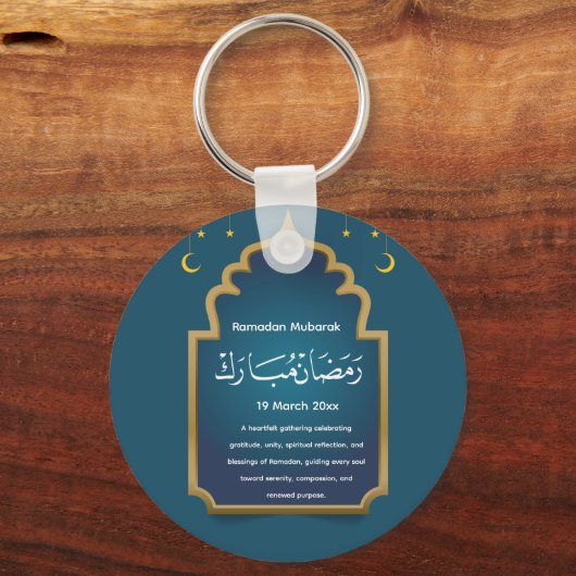 Cut Eid Mubarak  Sleutelhanger (Voorkant)