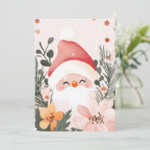 Cut en feestelijke vakantie Groeten Kaart (Staand voorkant)