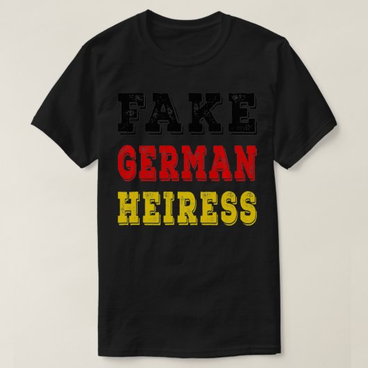 Cut Fake German Heiress Premium T-shirt (Design voorkant)