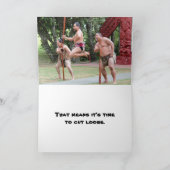 CUT LOOSE BIRTHDAY CARD BEDANKKAART (Binnen)