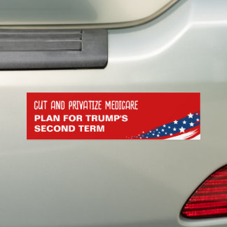 Cut Medicare Tramp Bumpersticker