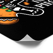 Cut My Life Into Eces Gingerbread Christmas Elder  Poster (Hoek)