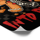 Cut My Life Into Eces Xmas Gingerbread Funny Chris Poster (Hoek)