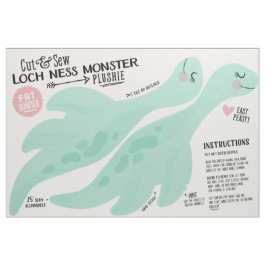 Cut & Naai Loch Ness Monster Stof - Leuke DIY Pluc