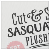 Cut & Naai Sasquatch Stof - Leuke DIY Pluche (Close Up)