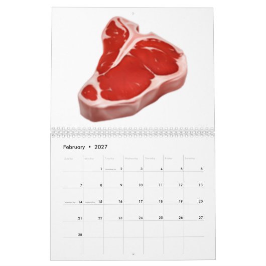 Cut of Meat - Emoji Kalender (Feb 2027)