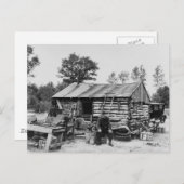 Cut-Over Land Farmer, 1937 Briefkaart (Voorkant / Achterkant)