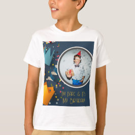 Cut Paper Art Crown Custom Foto Gast van Eer T-shirt