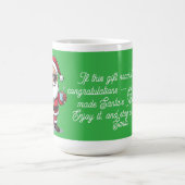 cut Santa Christmas Mug – Funny Holiday Gift  Koffiemok (Center)
