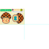 Cut & Sew Brown Mushroom - Easy DIY Project Stof (Delen)