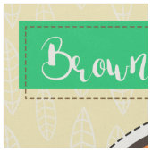 Cut & Sew Brown Mushroom - Easy DIY Project Stof (Close Up)