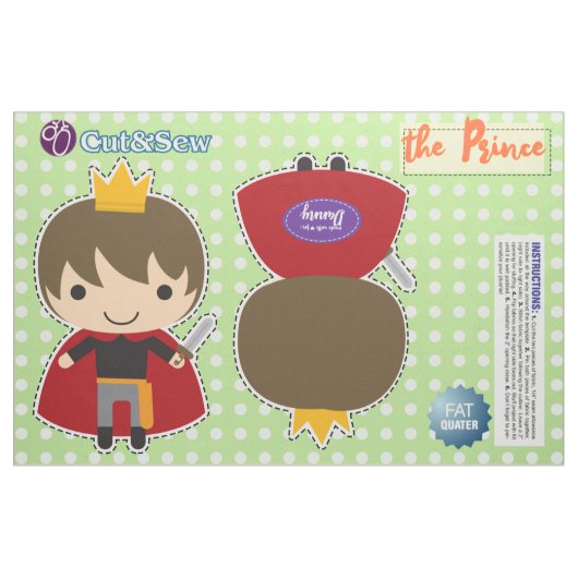Cut & Sew Prince - Easy DIY Project Stof (Fat Quarter)