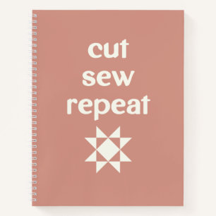 Cut Sew Repeat Quilter's Notitieboek