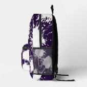 Cut & Sew Rugzak – Very Dark Violet voor School (Rechts)