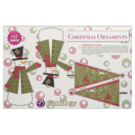 Cut & Sew Vintage Christmas Ornamenten - DIY Pluch Stof