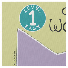 Cut & Sew Woodland Owl Gevulde Dier Custom Name Stof