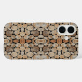 Cut Tree Branch Logs Stacked Pattern Photograph Case-Mate iPhone Case (Achterkant (horizontaal))