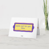 Cutaan katten Leeftijd Specifieke Fun Happy Birthd Kaart (Achterkant)