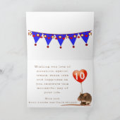 Cutaan katten Leeftijd Specifieke Fun Happy Birthd Kaart (Binnen)