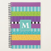 Cutaanstaven en Stippen monogram Planner (Voorkant)