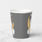 Cutaptisme Baby pinguïn en moonpapieren bekertjes Papieren Bekers (Rechts)