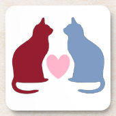 Cutat en hart bier onderzetter (Voorkant)