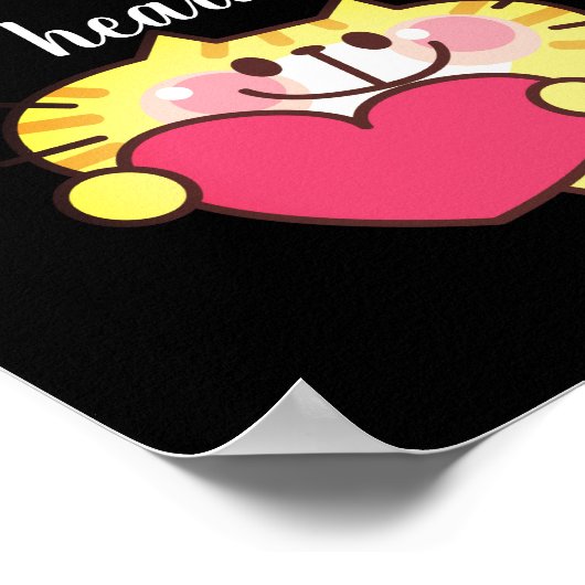 Cutat met hart poster (Hoek)