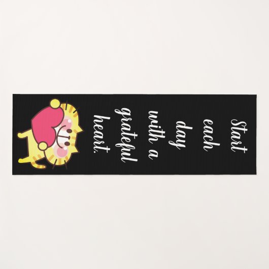 Cutat met hart yogamat (Voorkant (horizontaal))