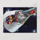 Cutaway is een tweekoppige Gemini-ruimtesonde tijd Briefkaart (Voorkant)