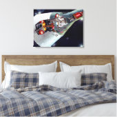 Cutaway is een tweekoppige Gemini-ruimtesonde tijd Canvas Afdruk (Insitu (Slaapkamer))