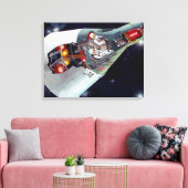 Cutaway is een tweekoppige Gemini-ruimtesonde tijd Canvas Afdruk (Insitu (Woonkamer))