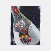 Cutaway is een tweekoppige Gemini-ruimtesonde tijd Fleece Deken (Voorkant)