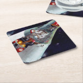 Cutaway is een tweekoppige Gemini-ruimtesonde tijd Kartonnen Onderzetters (Schuin)