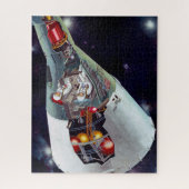 Cutaway is een tweekoppige Gemini-ruimtesonde tijd Legpuzzel (Verticaal)