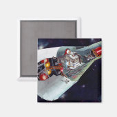 Cutaway is een tweekoppige Gemini-ruimtesonde tijd Magneet (Voorkant / Achterkant)