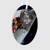 Cutaway is een tweekoppige Gemini-ruimtesonde tijd Ornament (voorkant)