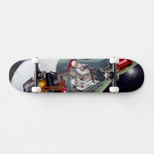 Cutaway is een tweekoppige Gemini-ruimtesonde tijd Persoonlijk Skateboard (Horizontaal)