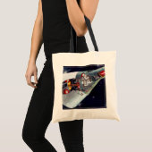Cutaway is een tweekoppige Gemini-ruimtesonde tijd Tote Bag (Voorkant (product))