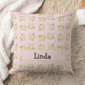 Cutbruin katroze patroon kussen (Deken)