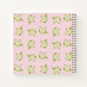 Cutbruin katroze patroon notitieboek (Achterkant)