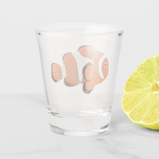 Cutclownvis Shot Glas (Achterkant)