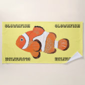 Cutclownvis Strandlaken (Voorkant)