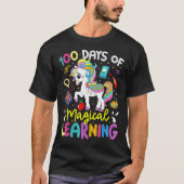 Cute 100 dagen Magical Learning 100th Day School T-shirt (Voorkant)