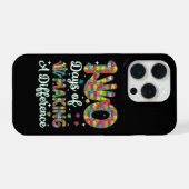 Cute 100 Days Making A Difference Puzzle Inclusion iPhone Hoesje (Achterkant horizontaal)