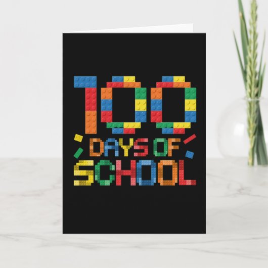 Cute 100 Days Making A Difference Puzzle Inclusion Kaart (Voorkant)