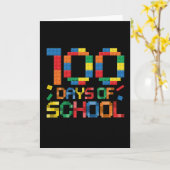 Cute 100 Days Making A Difference Puzzle Inclusion Kaart (Gele Bloem)