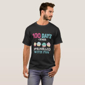 Cute 100 Days of School Sprinkled With Fun Boys Gi T-shirt (Voorkant volledig)
