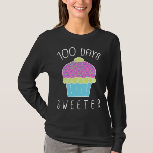 Cute 100th Day of School For Teachers and Students T-shirt (Voorkant)