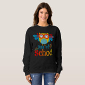 Cute 100th Day Of School Owl Lover 100 Days Teache Trui (Voorkant volledig)